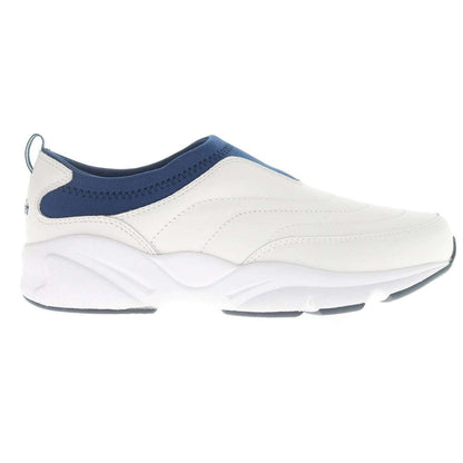 Propet Stability Slip On White Navy