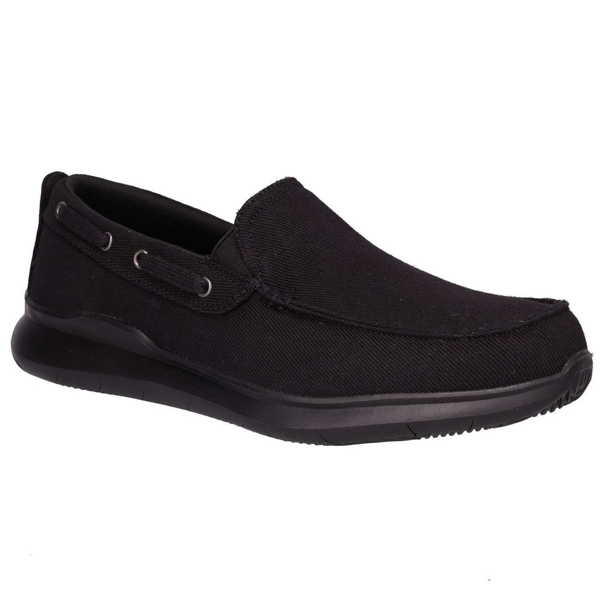 Propet Viasol Black Mens Slip-On