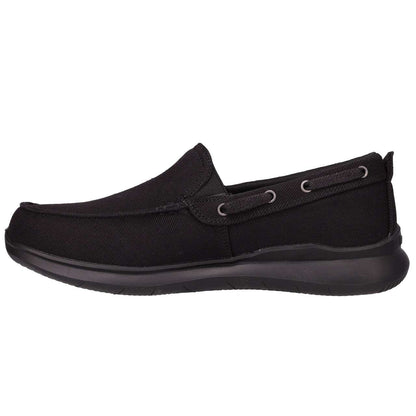 Propet Viasol Black Mens Slip-On