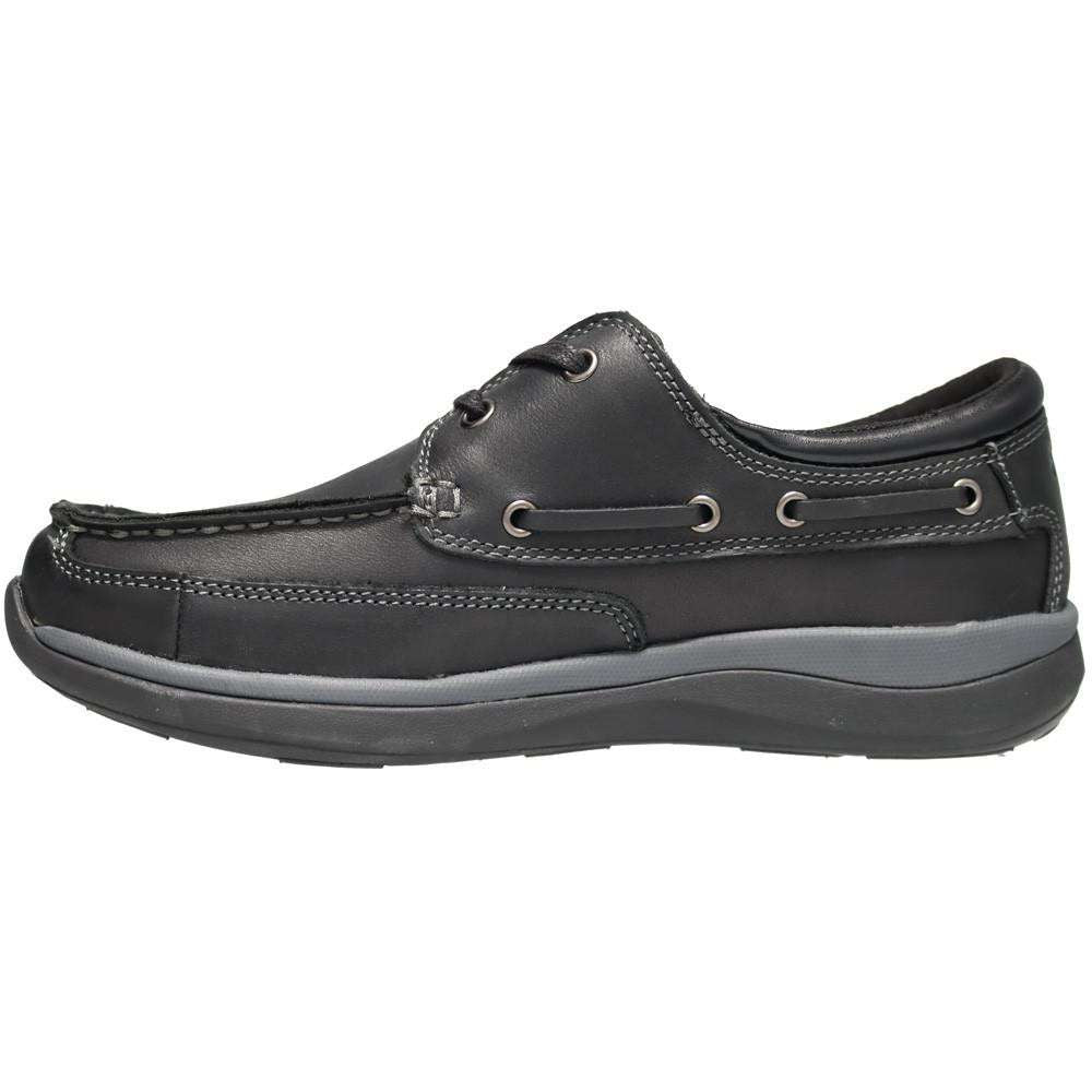 Propet Pomeroy Mens Boat Shoe Black