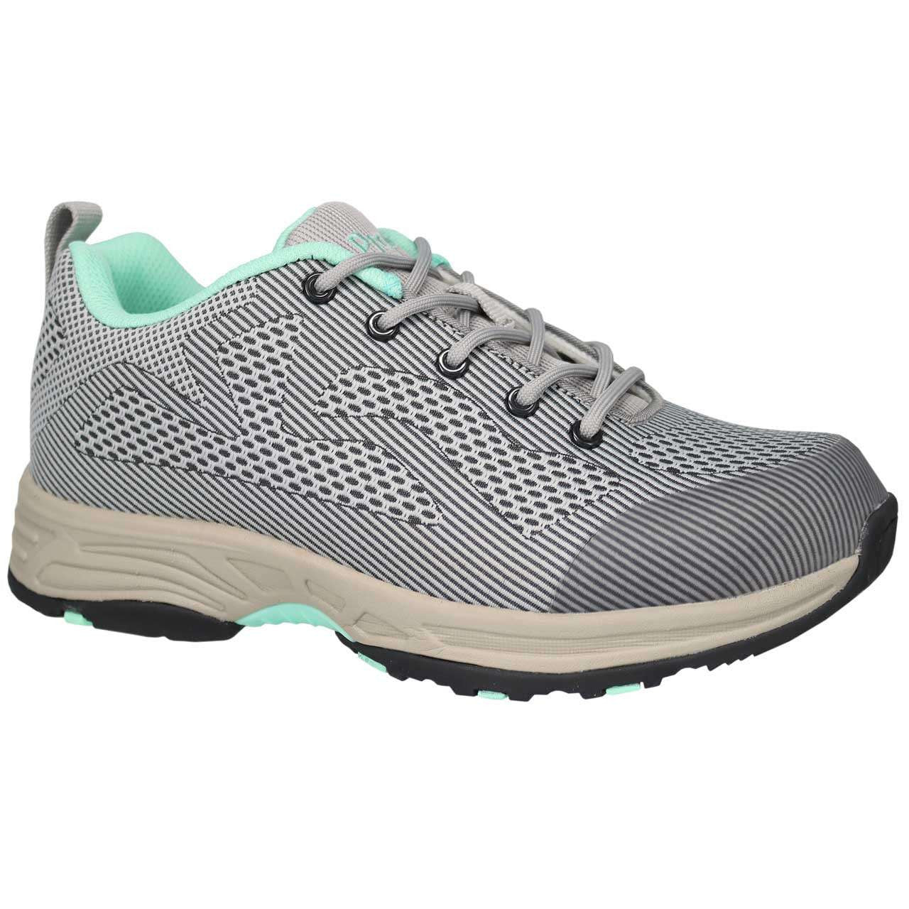 Propet Cora Womens Hiking Shoe – Grey/Mint