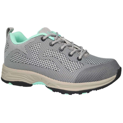 Propet Cora Womens Hiking Shoe – Grey/Mint
