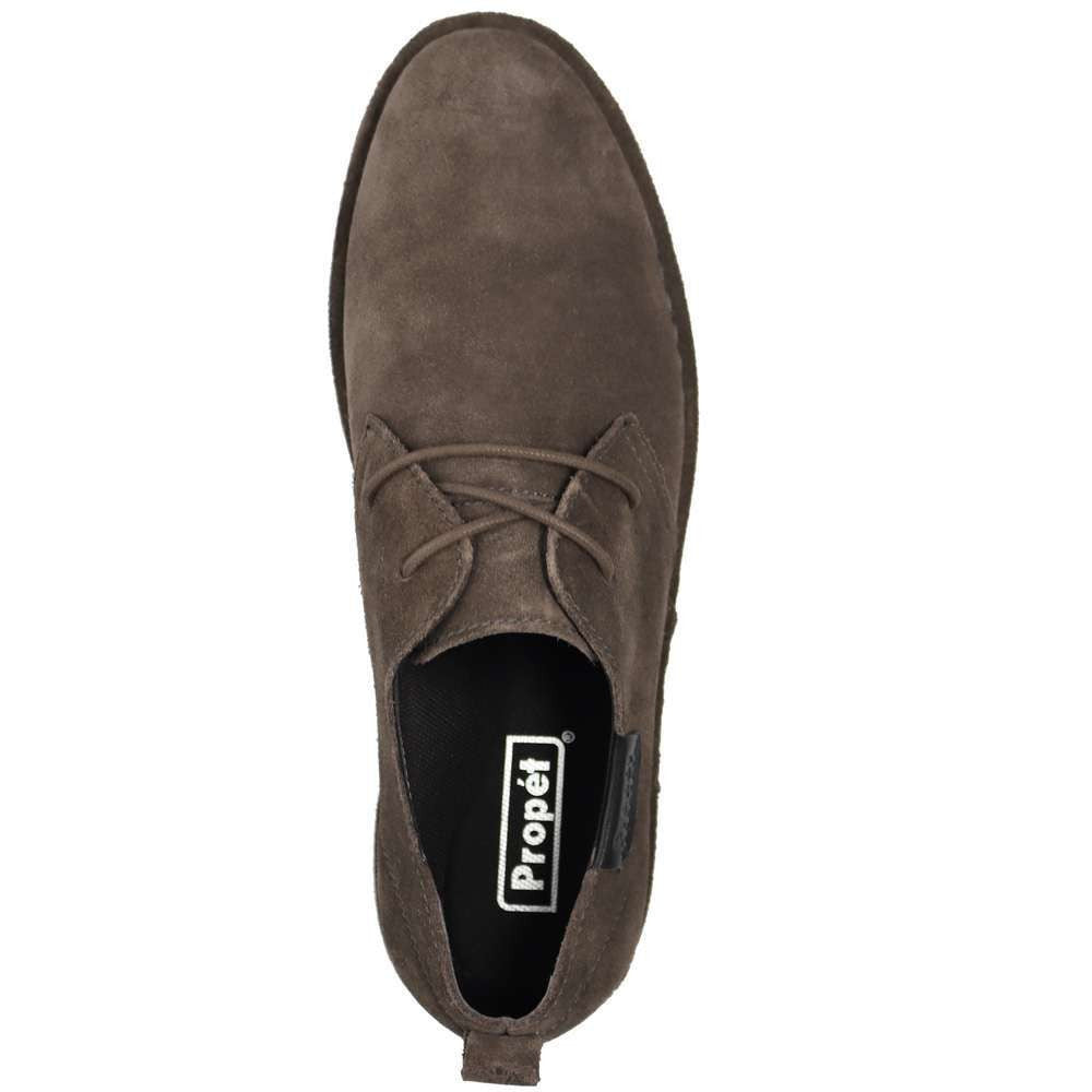 Propet Finn Stone Men's Suede Oxford