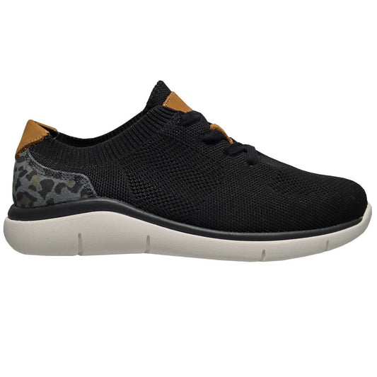 Propet Sachi Women's Knit Sneaker – Black
