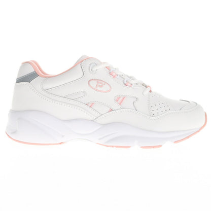 Propet Stability Walker Walking Shoe – White/Pink