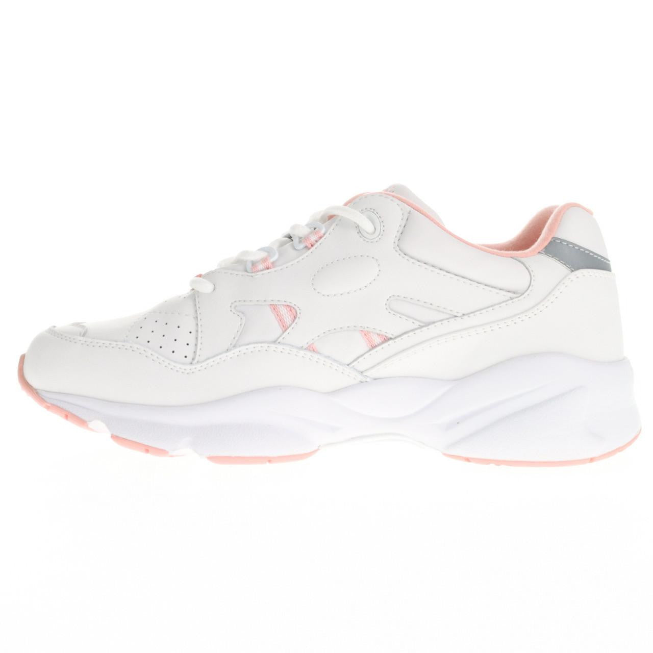 Propet Stability Walker Walking Shoe – White/Pink