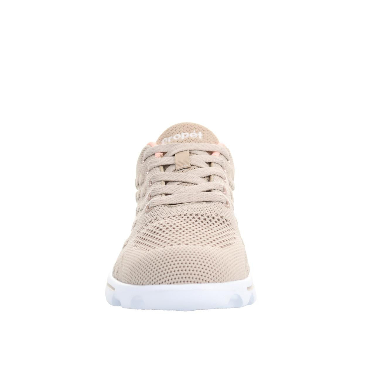 Propet TravelActiv™ Axial Sneaker – Taupe/Peach
