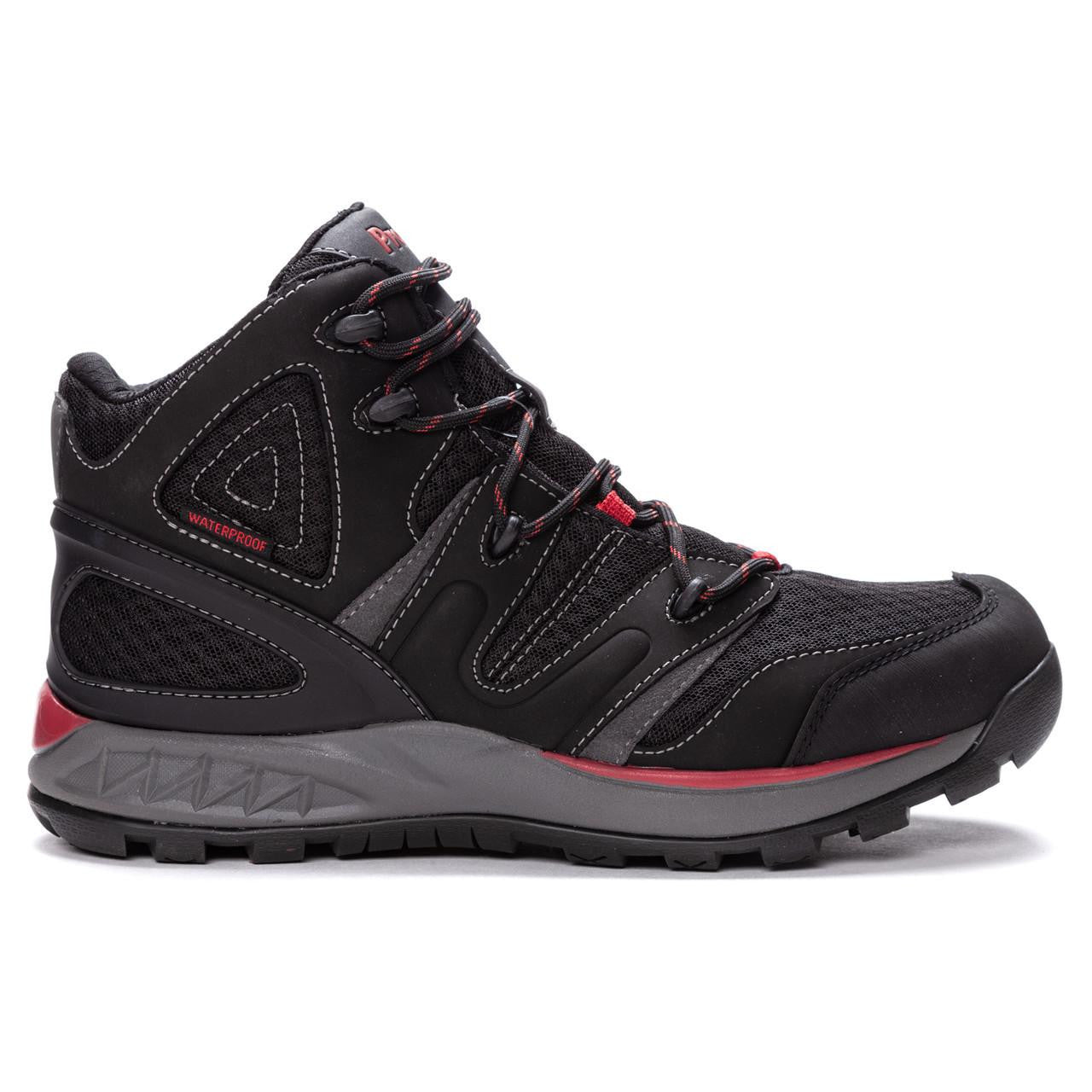 Propet Veymont Waterproof Hiking Boot – Black/Red