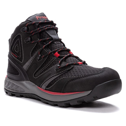 Propet Veymont Waterproof Hiking Boot – Black/Red