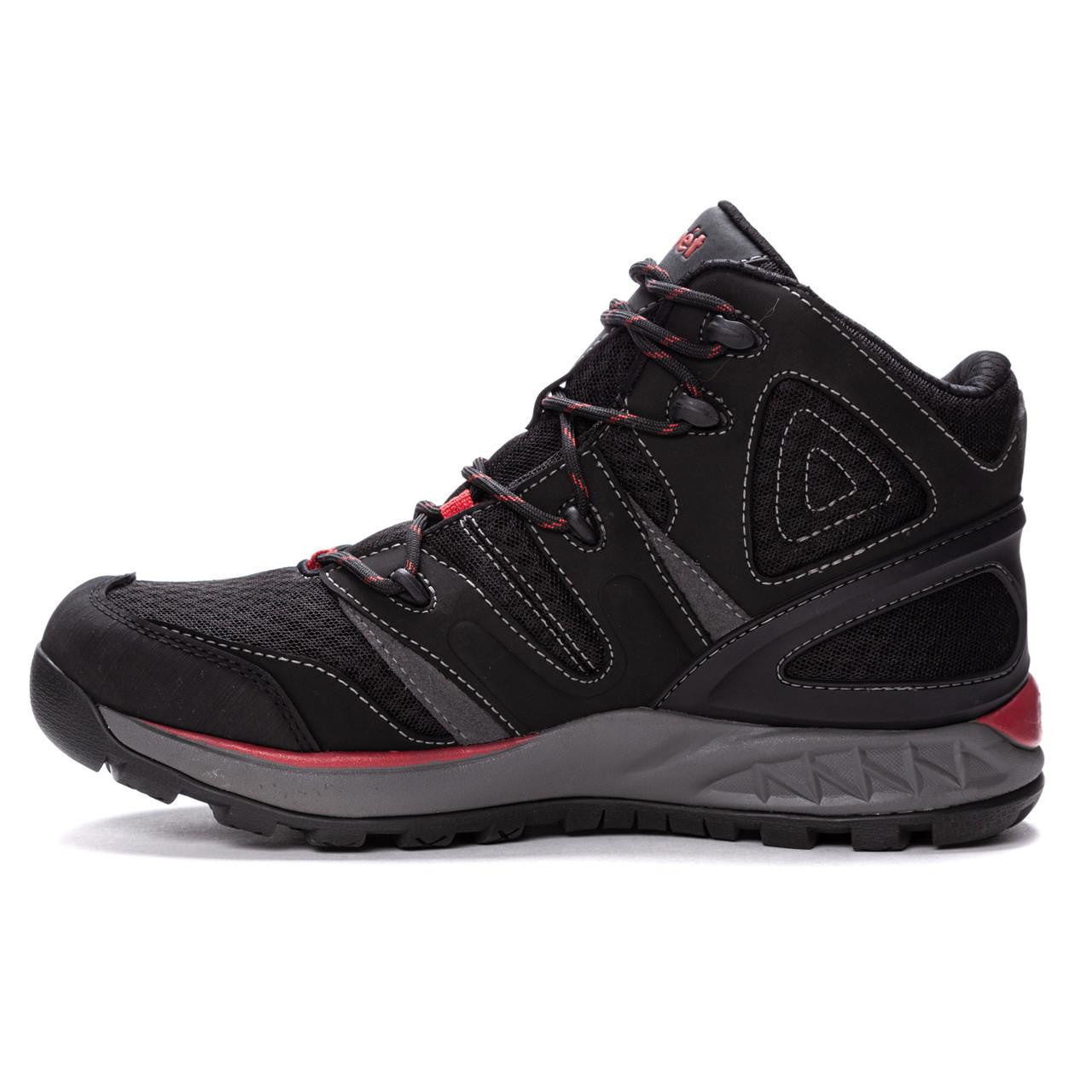 Propet Veymont Waterproof Hiking Boot – Black/Red
