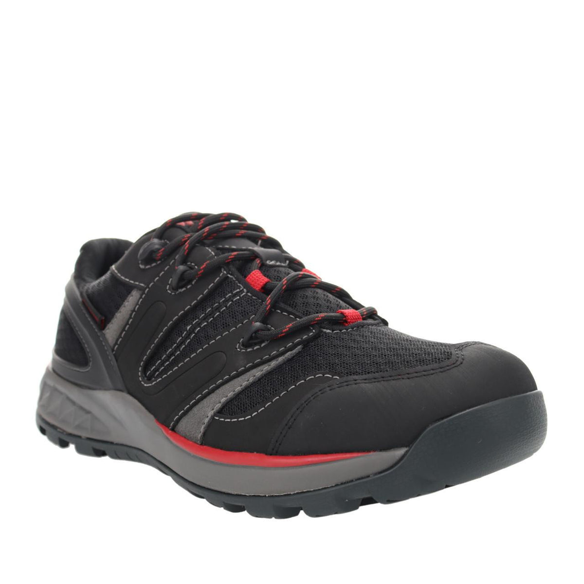 Propet Vercors Mens Waterproof Sneaker Black Red