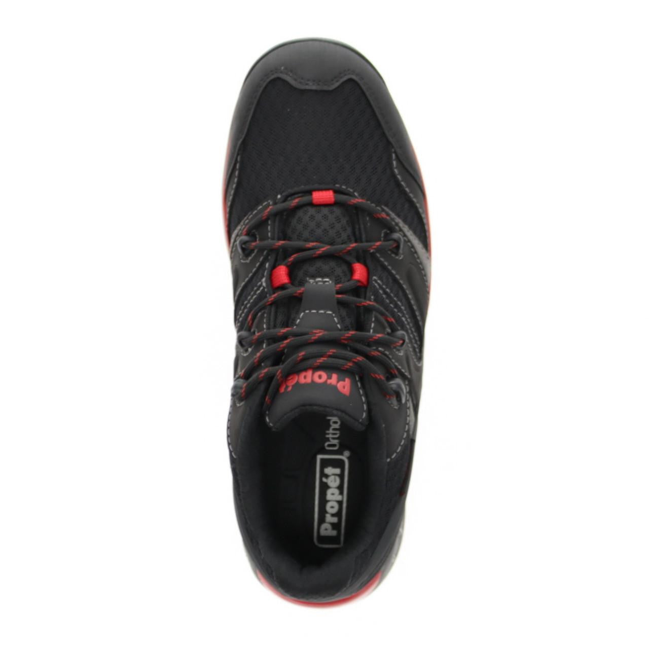 Propet Vercors Mens Waterproof Sneaker Black Red
