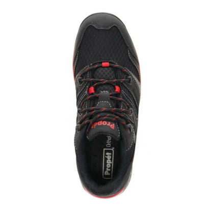 Propet Vercors Mens Waterproof Sneaker Black Red