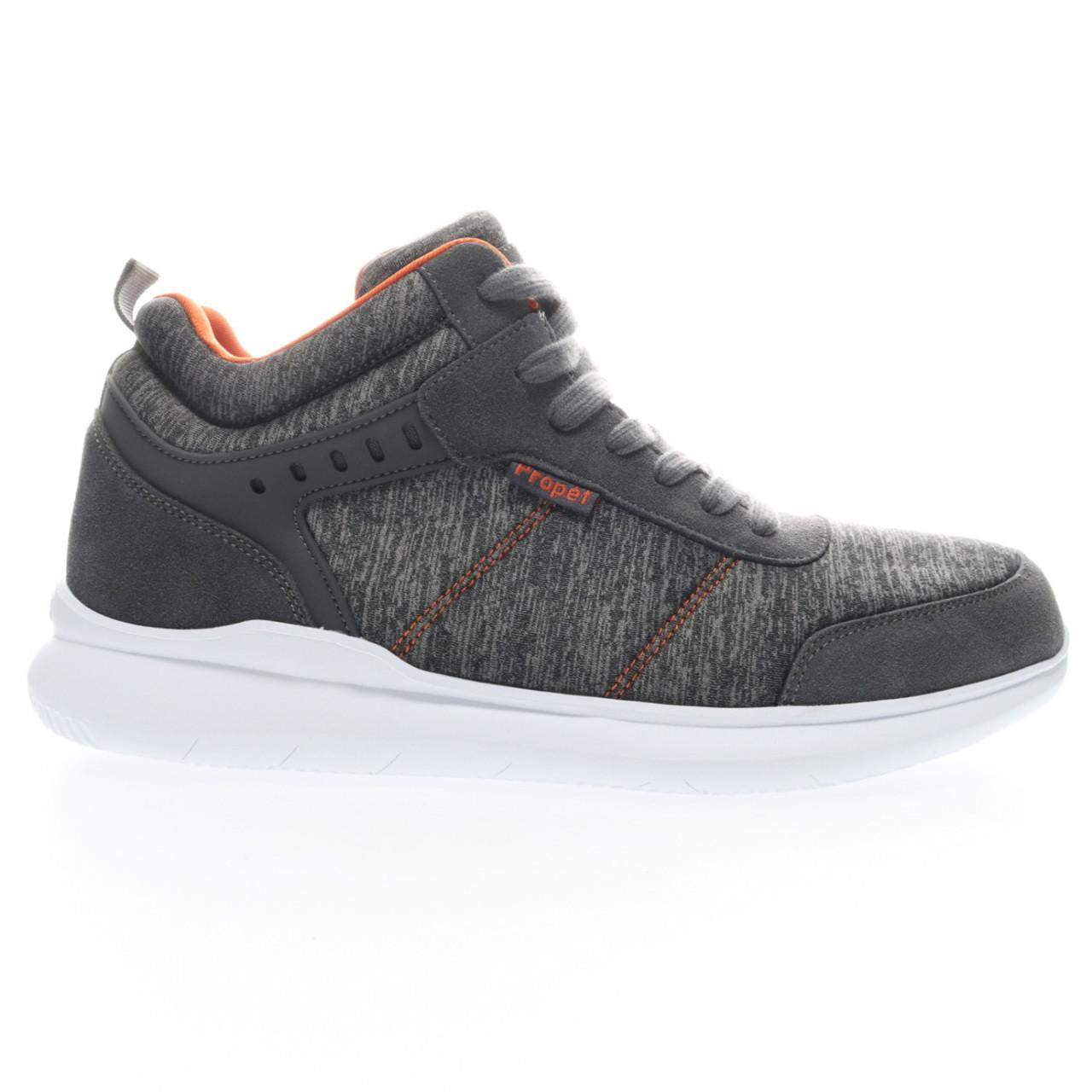 Propet Viator Hi Men's Sneaker – Grey/Orange