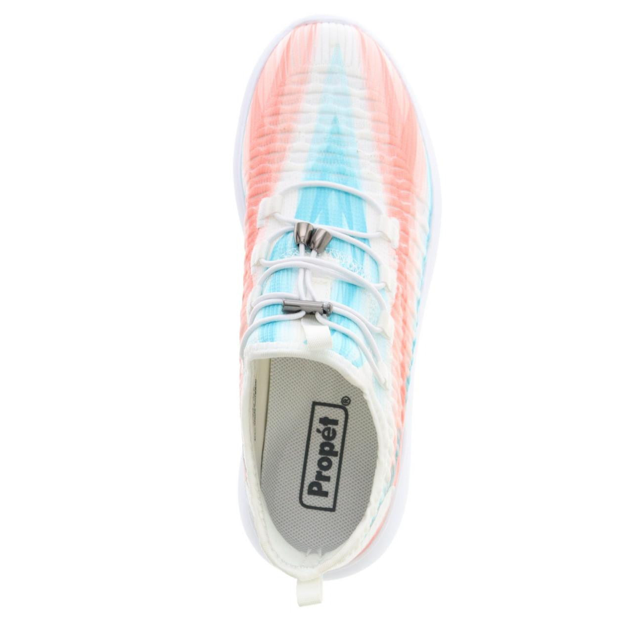 Propet TravelBound Women's Sneaker – White/Peach