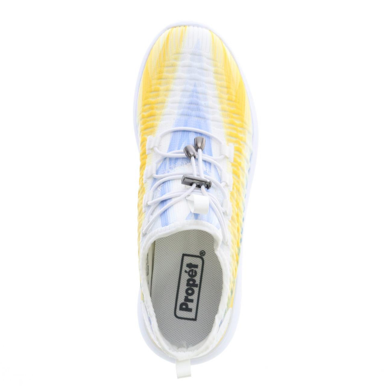 Propet TravelBound Women's Sneaker – White/Lemon
