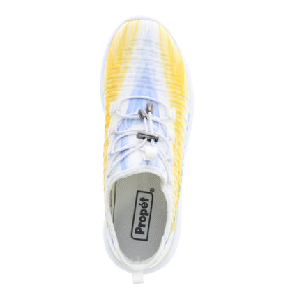 Propet TravelBound Women's Sneaker – White/Lemon