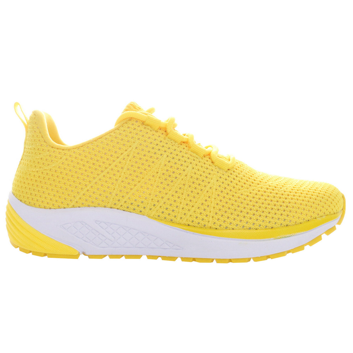 Propet Tour Knit Sneaker – Olive, Lemon, Red