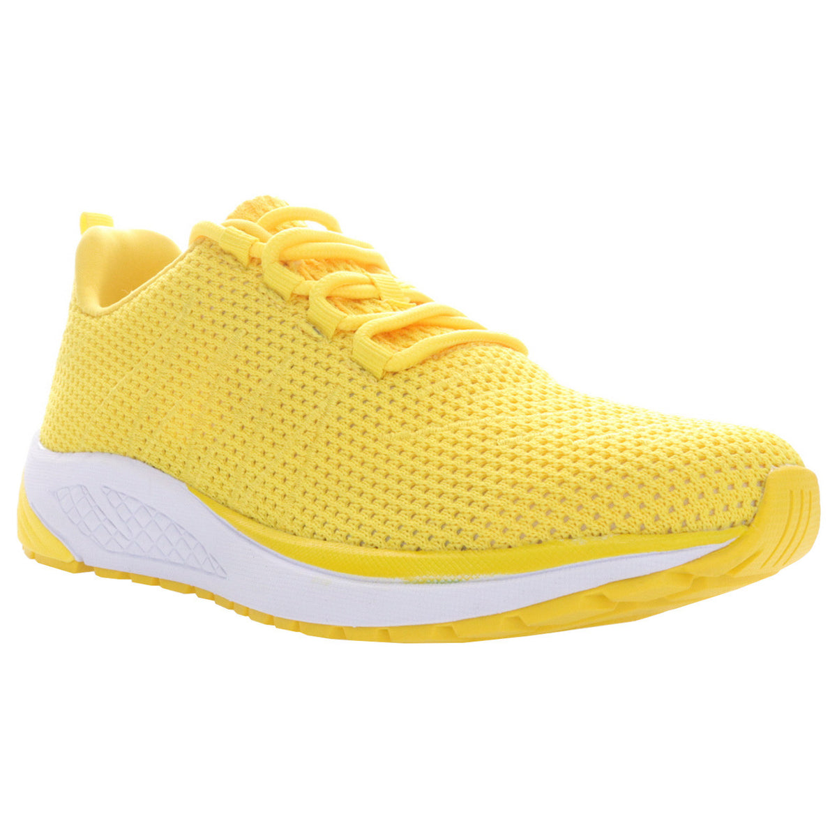 Propet Tour Knit Sneaker – Olive, Lemon, Red