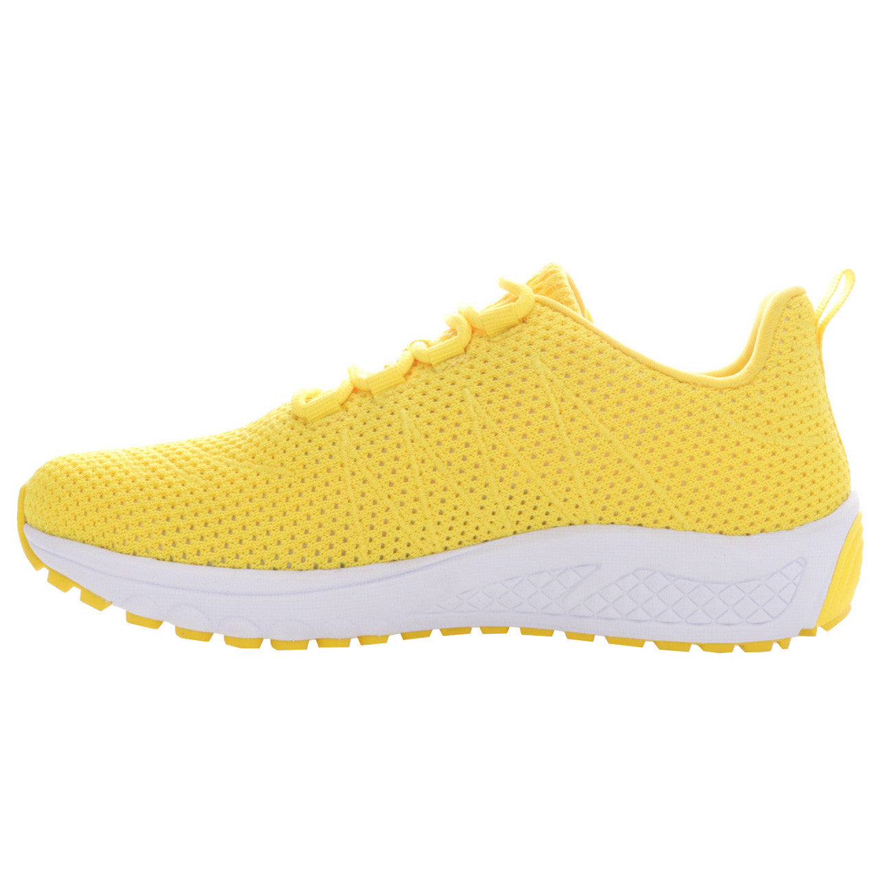 Propet Tour Knit Sneaker – Olive, Lemon, Red