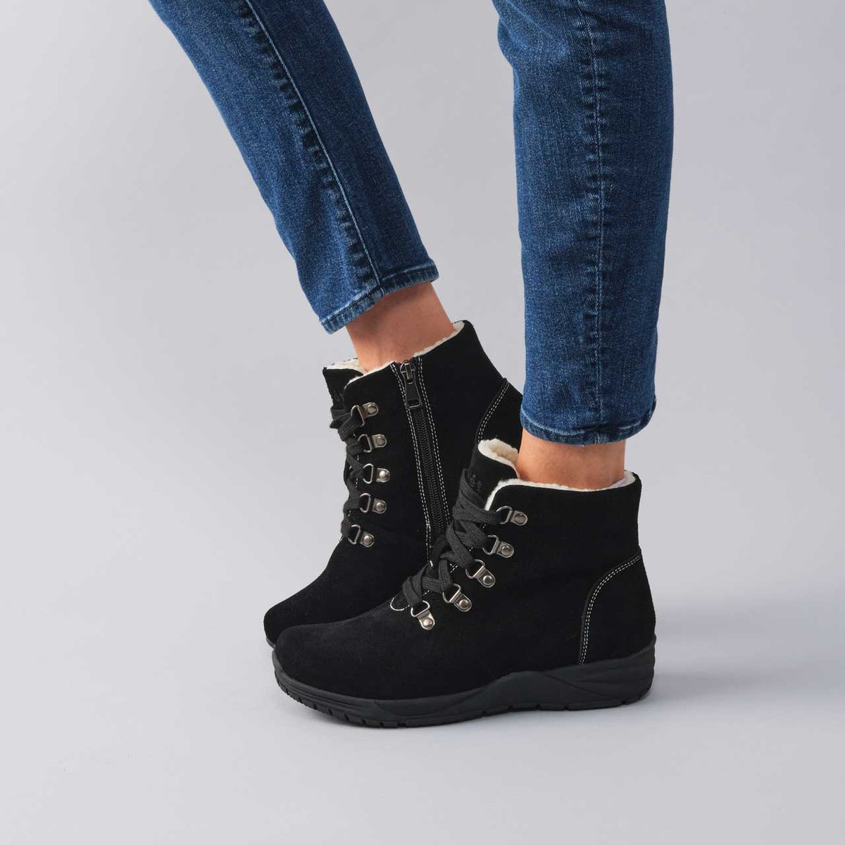 Propet Demi Suede Comfort Ankle Boot