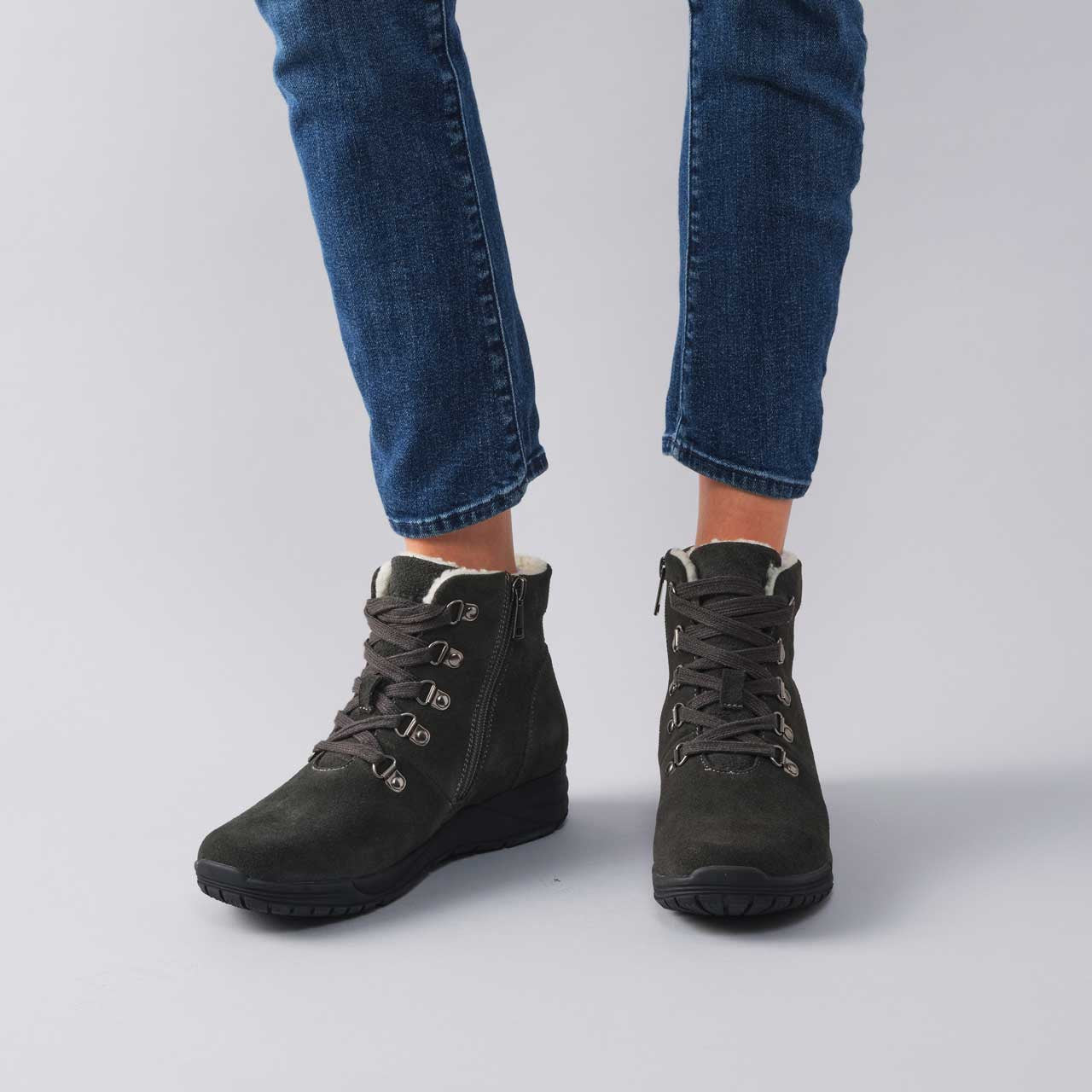 Propet Demi Suede Comfort Ankle Boot
