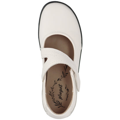 Propet Golda Womens Mary Jane White