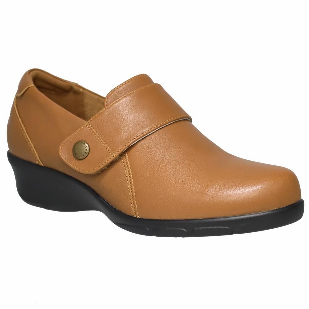 Propet Wallis Womens Dress Shoe Caramel Tan