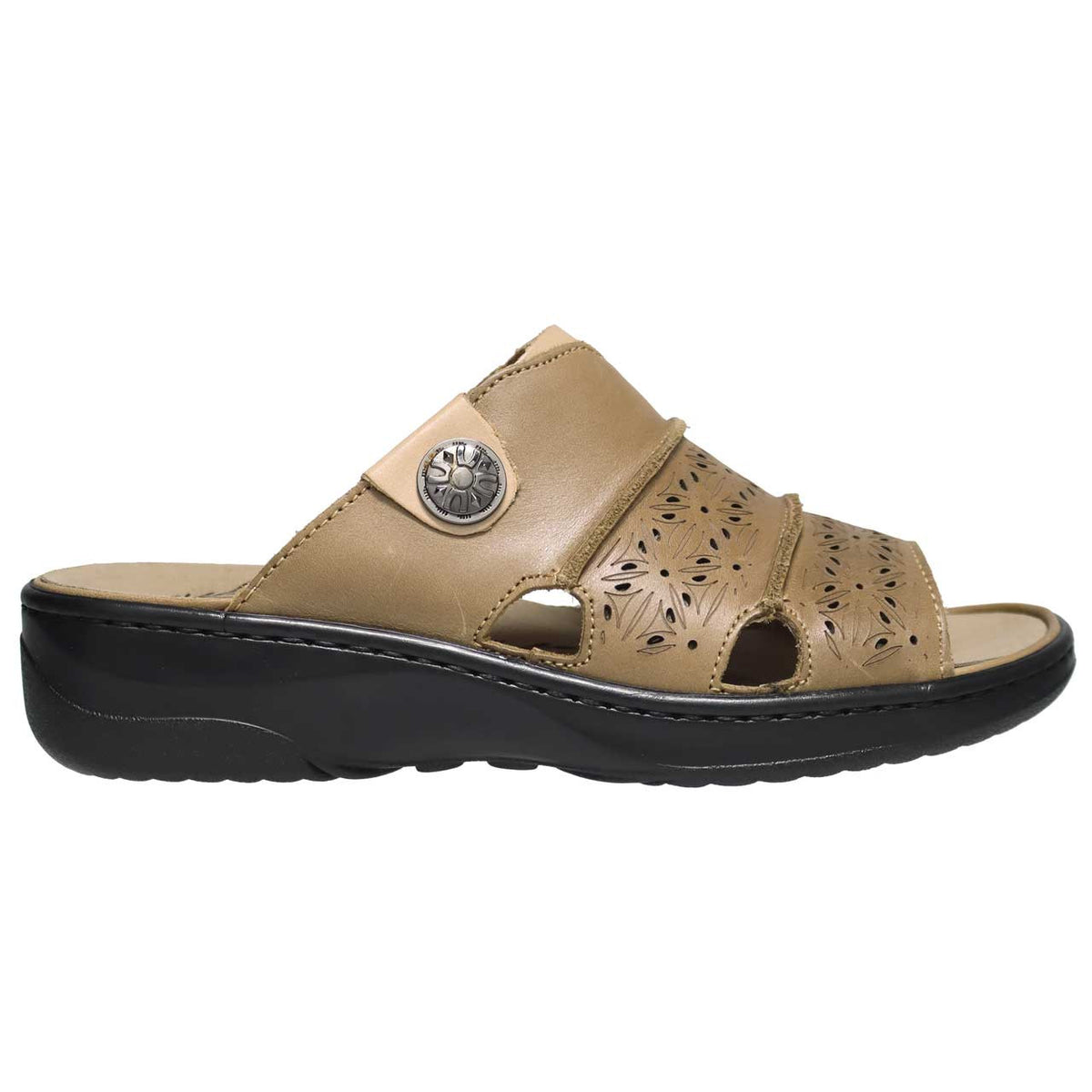 Propet Gertie Leather Slide Sandal