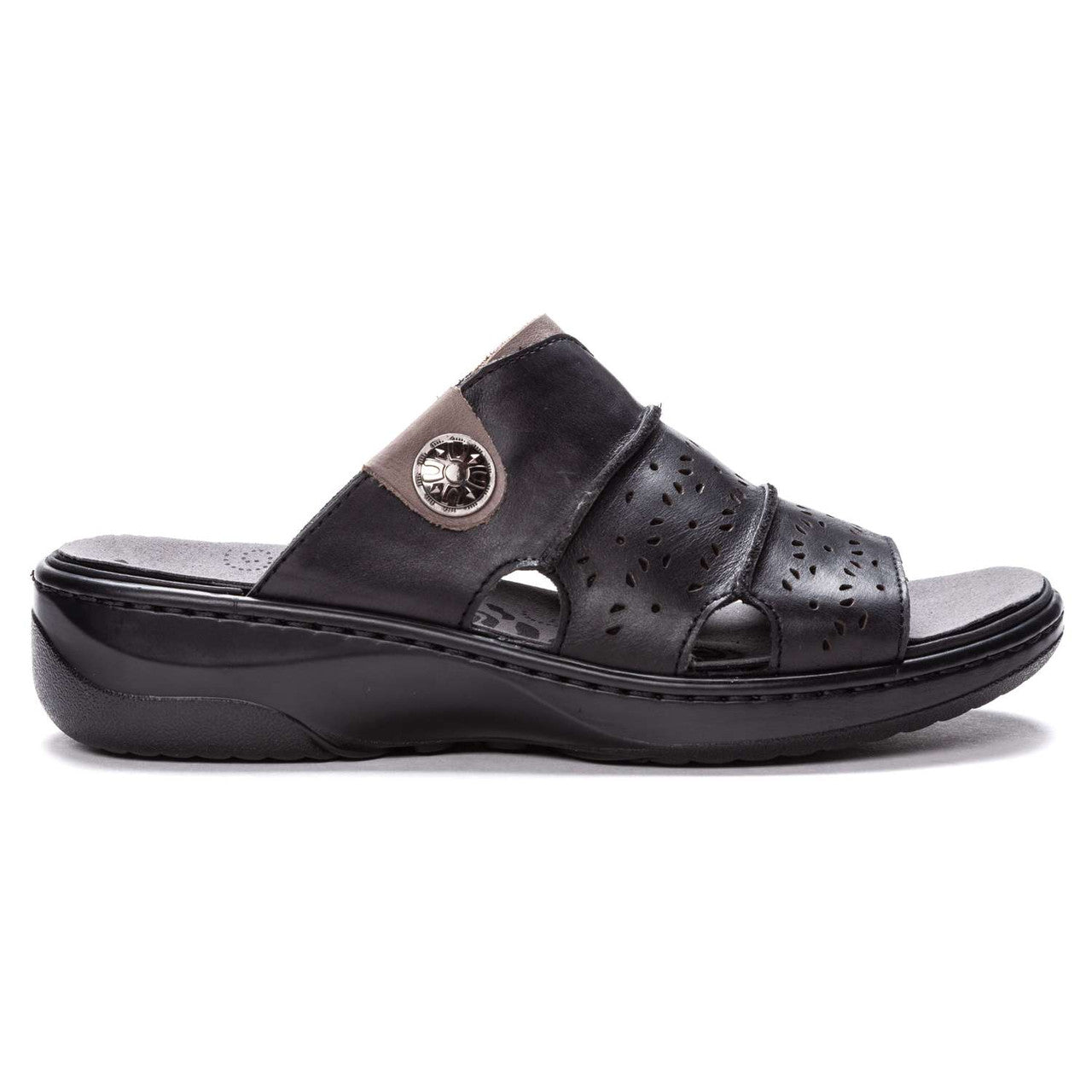 Propet Gertie Leather Slide Sandal