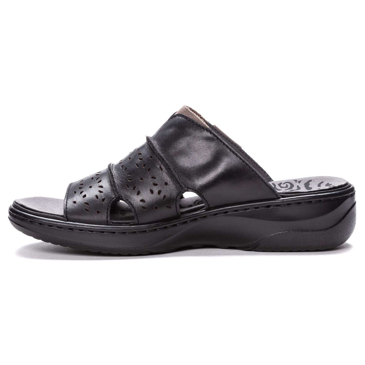 Propet Gertie Leather Slide Sandal
