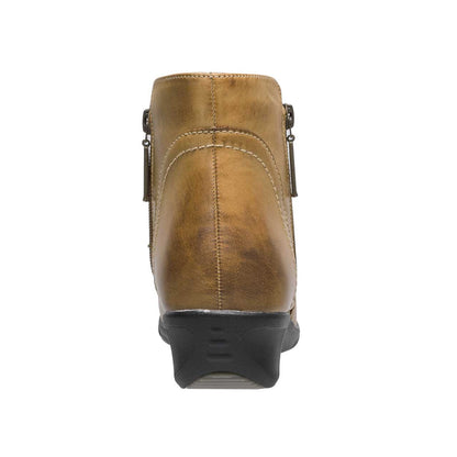Propet Waverly Double Zip Leather Ankle Boot