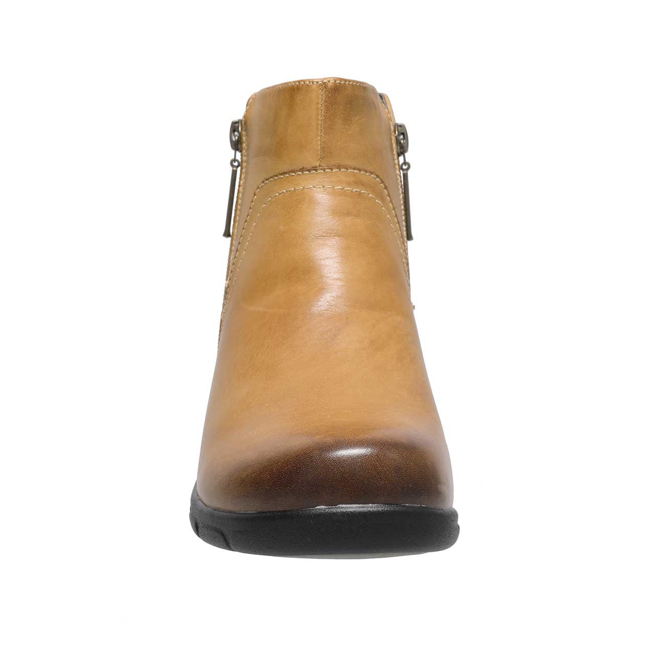 Propet Waverly Double Zip Leather Ankle Boot