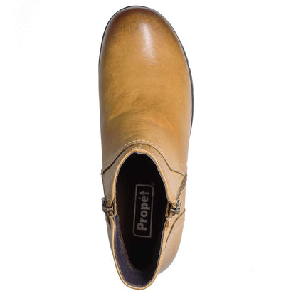 Propet Waverly Double Zip Leather Ankle Boot