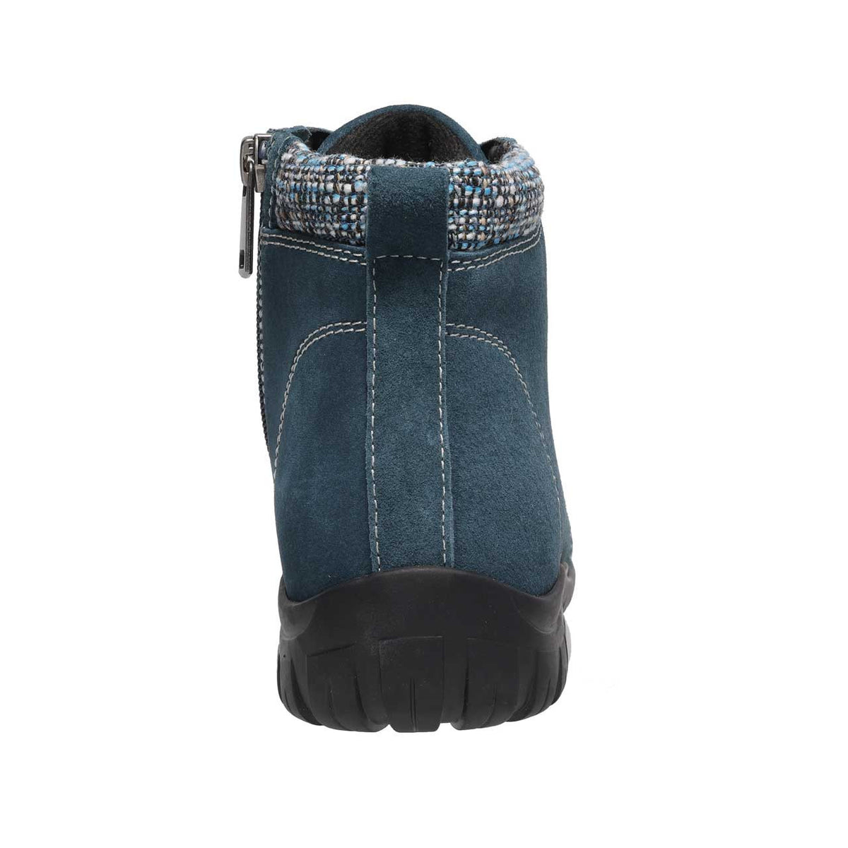 Propet Delaney Suede Womens Ankle Boot Navy