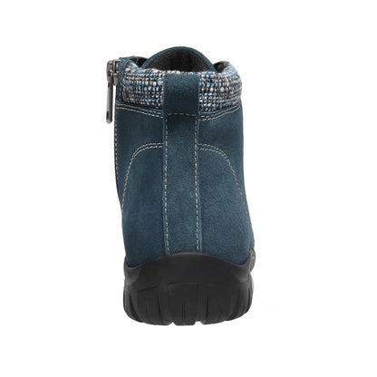 Propet Delaney Suede Womens Ankle Boot Navy