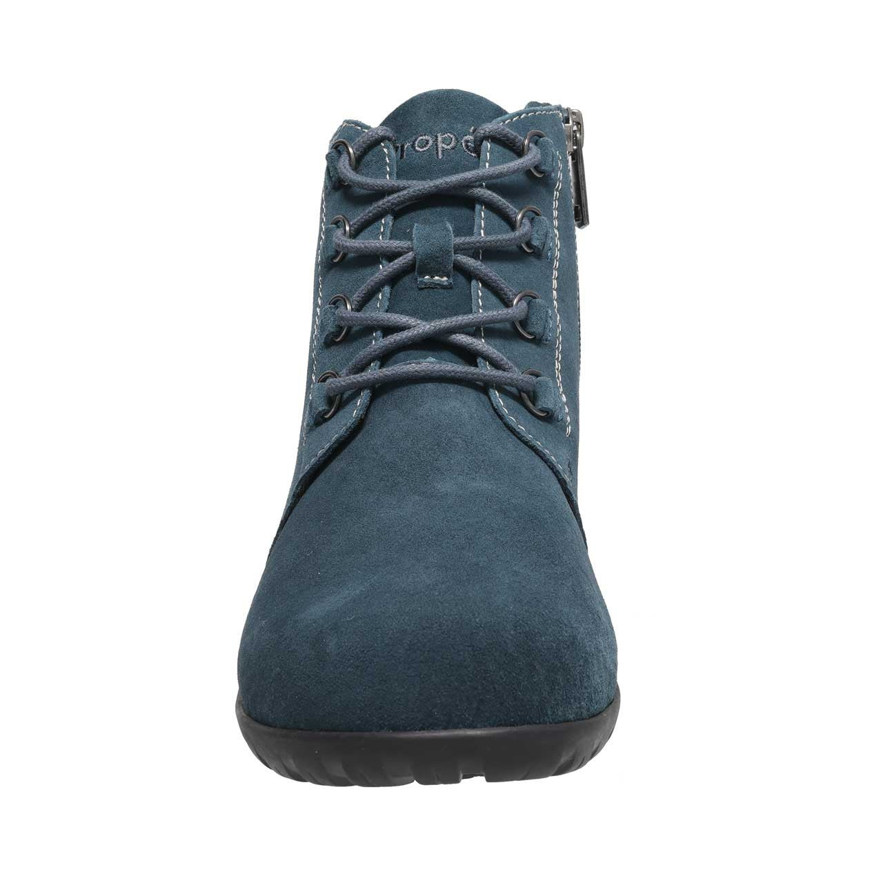 Propet Delaney Suede Womens Ankle Boot Navy