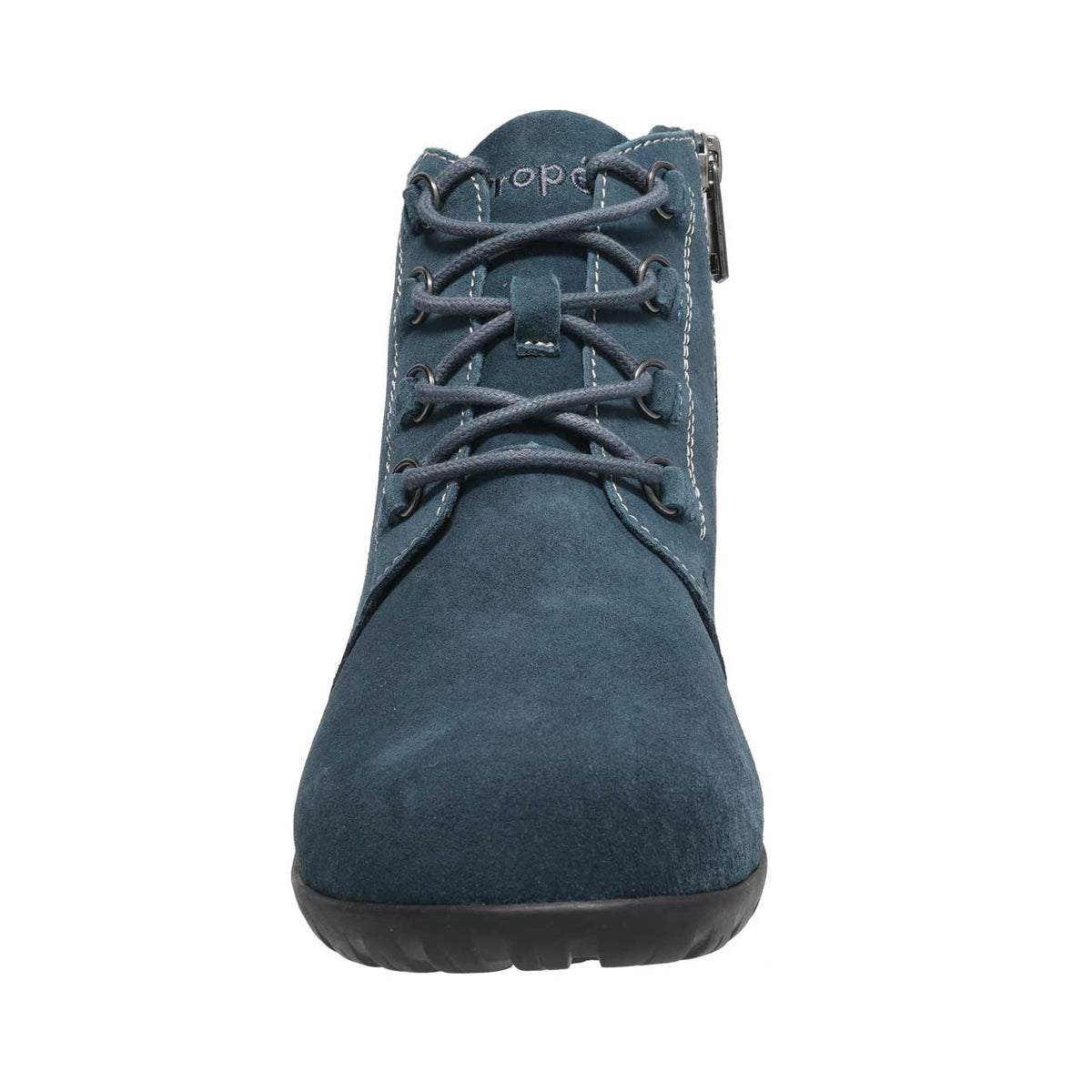 Propet Delaney Suede Womens Ankle Boot Navy