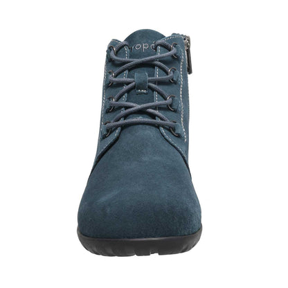 Propet Delaney Suede Womens Ankle Boot Navy