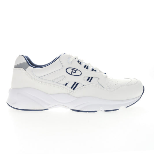 Propet Stability Walker White Navy