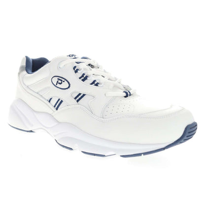 Propet Stability Walker White Navy
