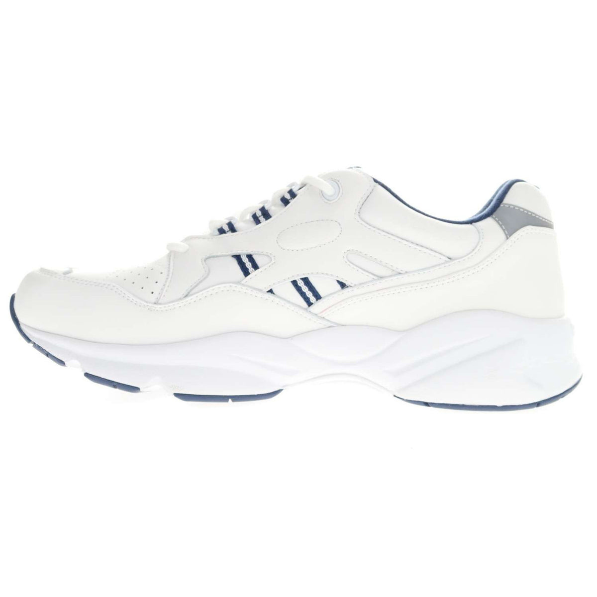 Propet Stability Walker White Navy