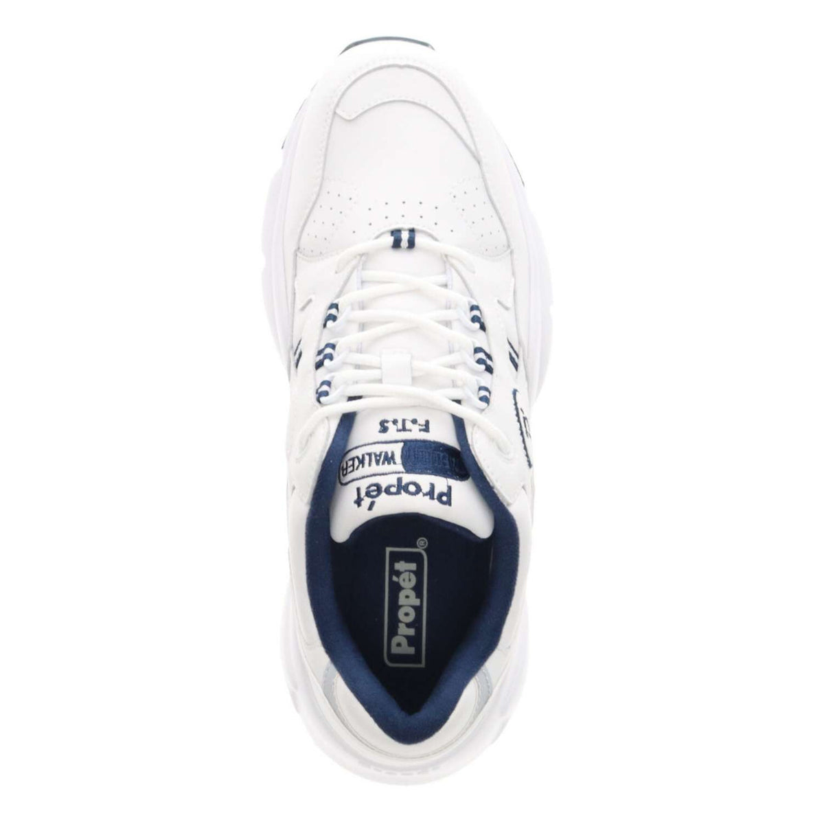 Propet Stability Walker White Navy